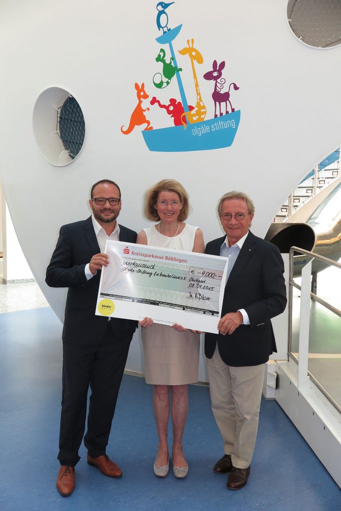 Binder Optik spendet 4.000 Euro an Olgäle-Stiftung