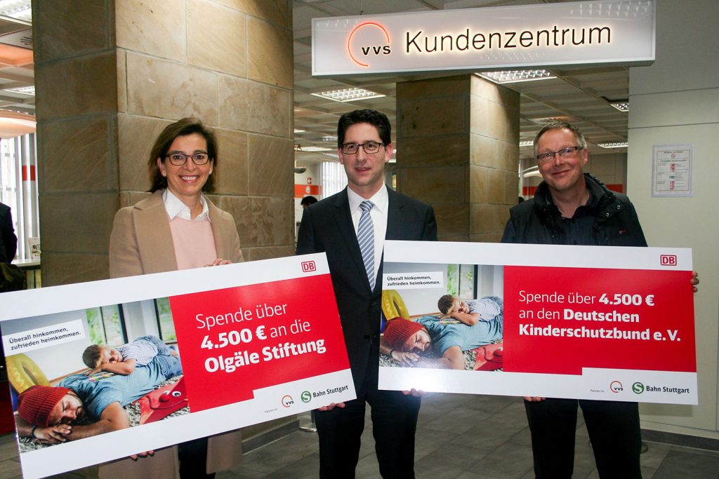 S-Bahn Stuttgart spendet 4.500 €