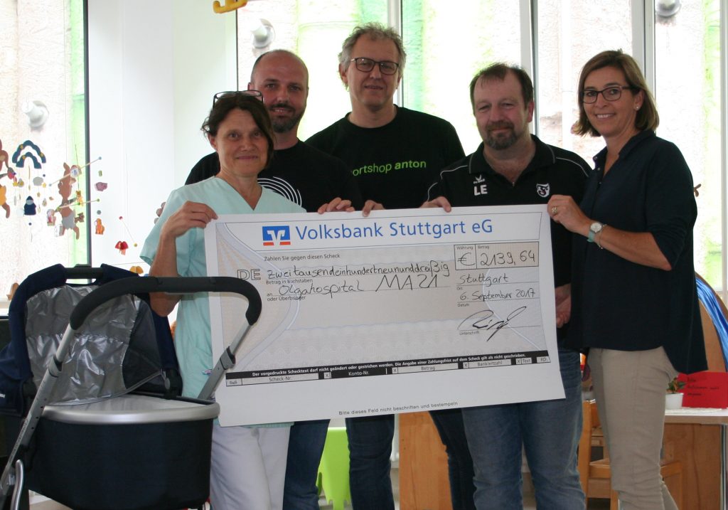 Sportshop Anton spendet für Kinderkardiologie