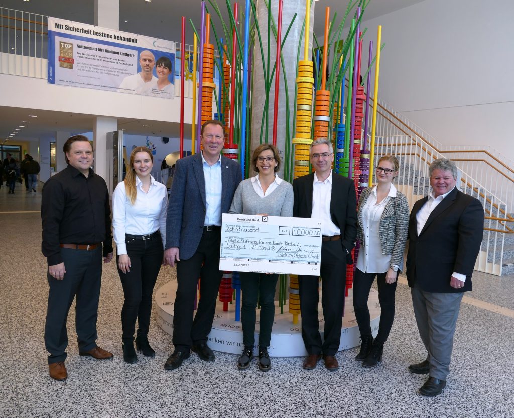 Thinking Objects GmbH kam mit einem schönen Präsent!