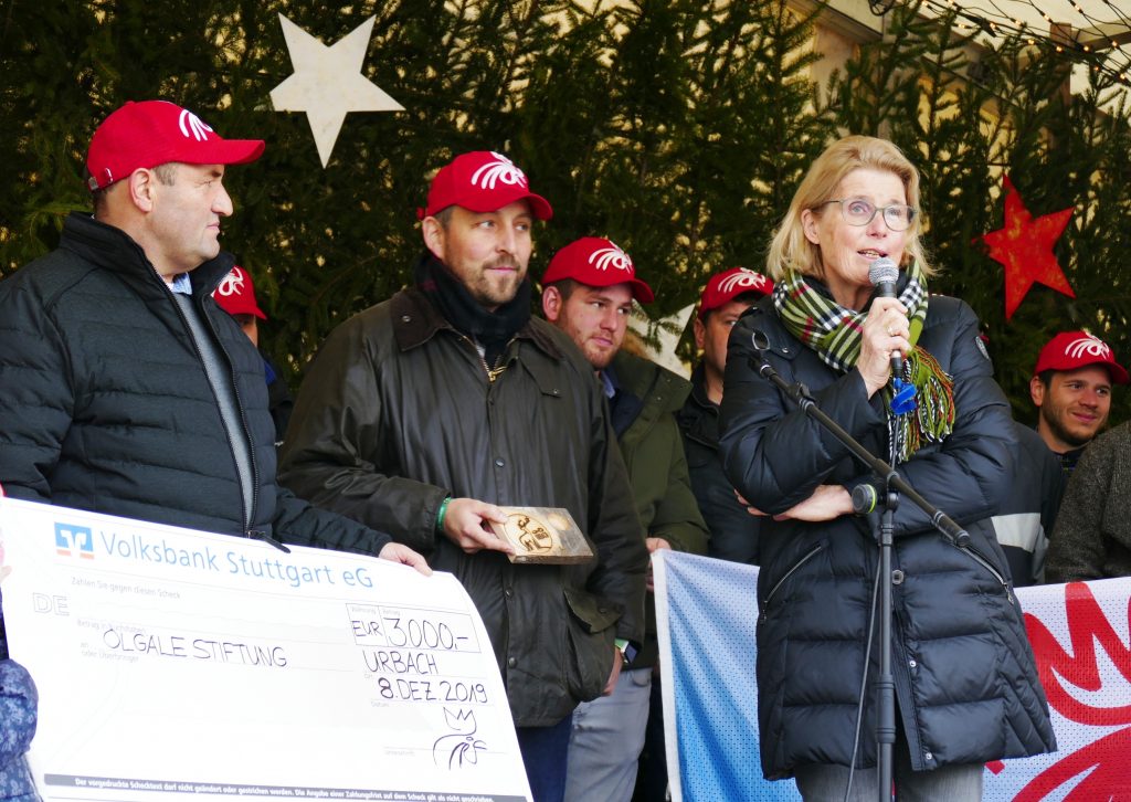 Die Hahna Cumpana aus Urbach spendeten aus dem Hirsch Fest