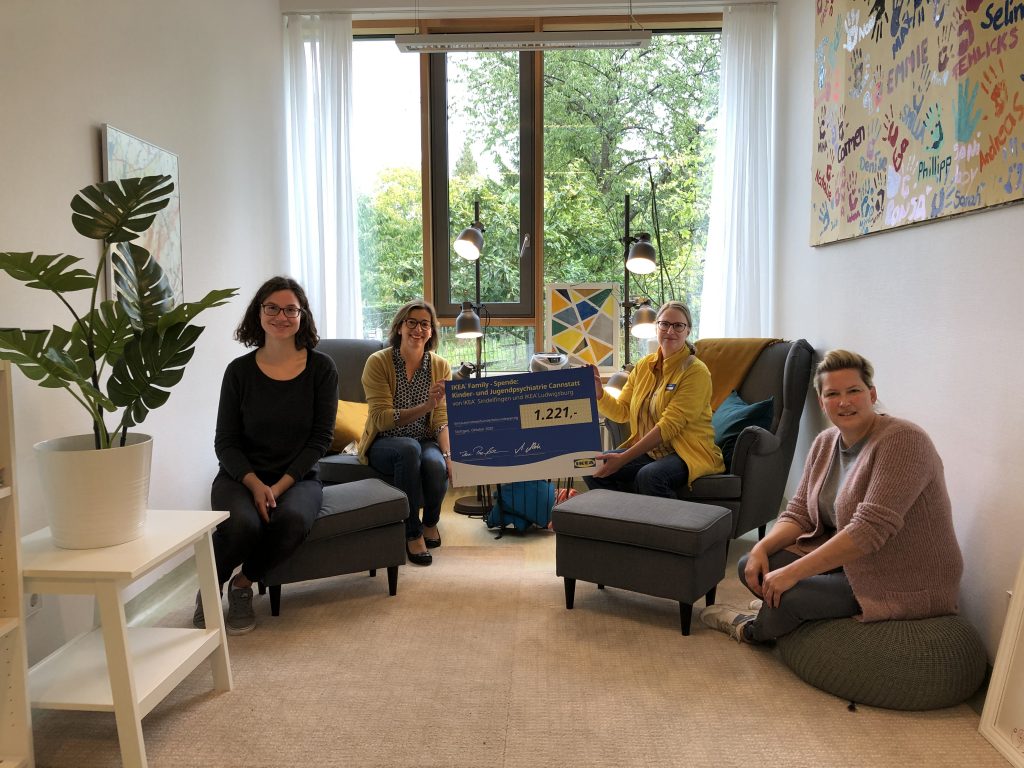 Lesezimmer in der Kinder- und Jugendpsychiatrie