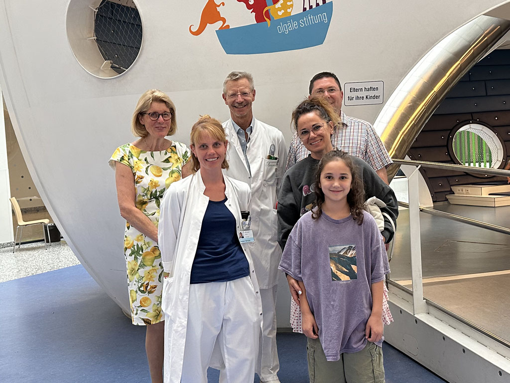 Großzügiges Dankeschön an die Kinderchirurgie