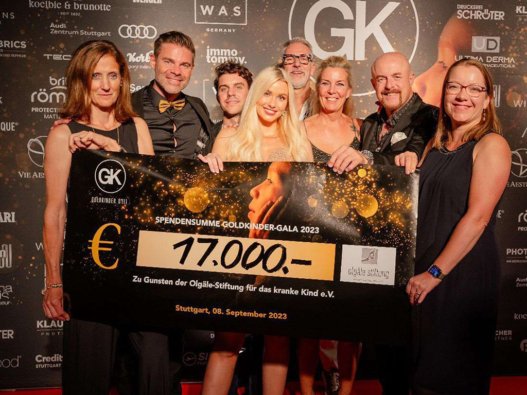 Goldkinder-Initiative spendet 17.000 Euro