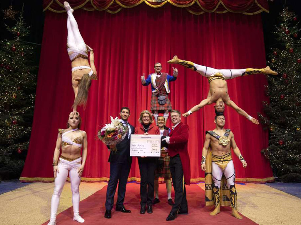 Weltweihnachtscircus spendet erneut seine Premieren-Einnahmen