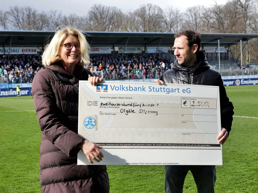 Traditionelle Spende der Stuttgarter Kickers