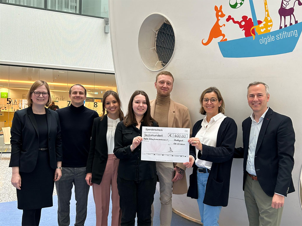 Mitarbeiter des Le Méridien Stuttgarts spenden für den guten Zweck