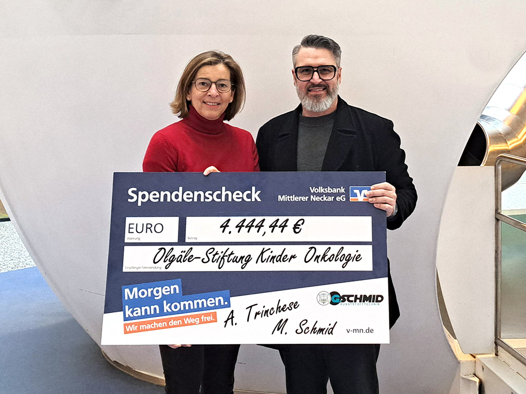 Weihnachtsspende der G. Schmid GmbH