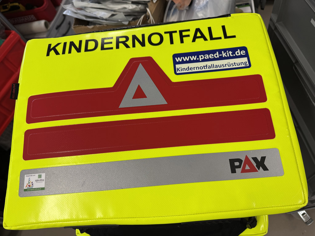 Notfallkoffer für das Simulationstraining