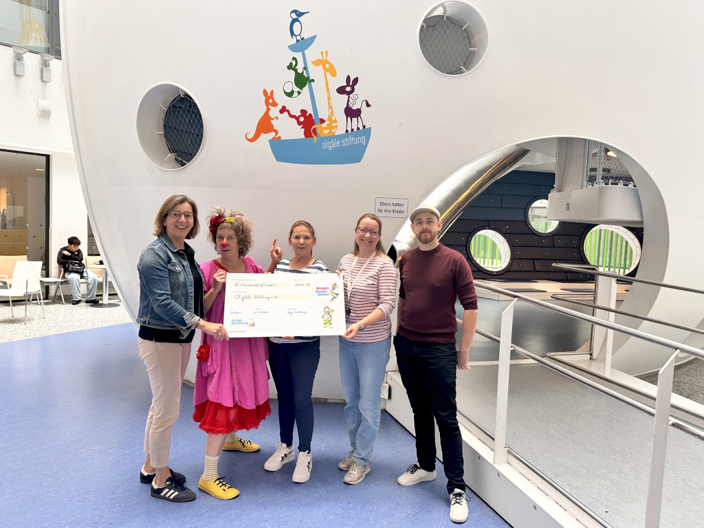 Spendenübergabe von „Die Deutsche Kinderhilfe – Die ständige Kindervertretung e.V.“